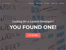 Tablet Screenshot of laraveloper.com